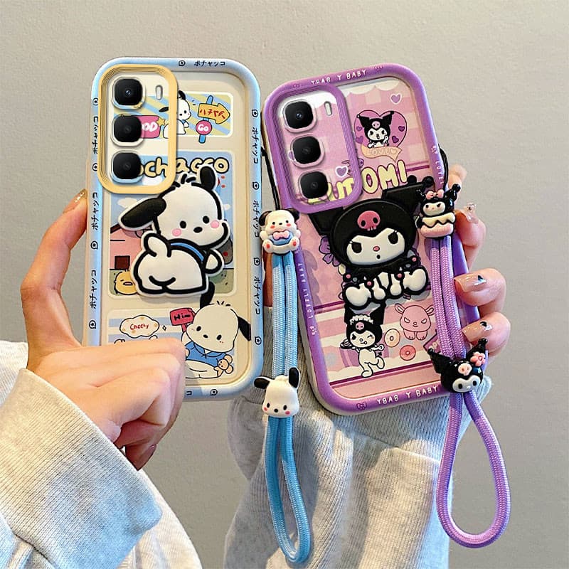 เคส INFINIX Hot 60 Hot 60i Hot 60Pro Anti fall อะนิเมะการ์ตูน TPU เคสโทรศัพท์ซิลิโคนอ่อนนุ่ม TYHM รูปที่ 2
