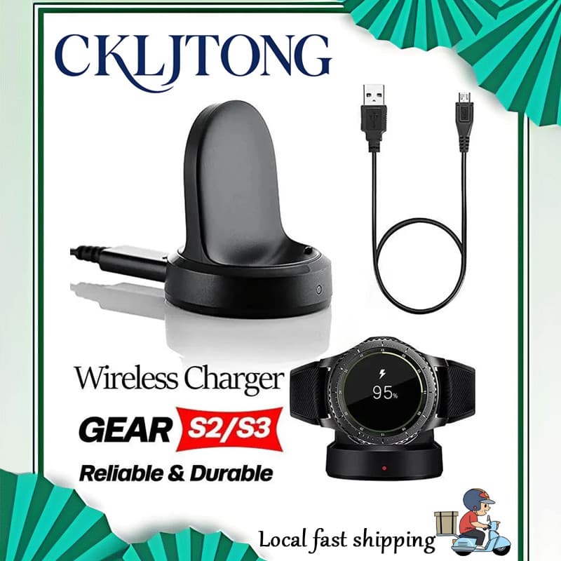 เหมาะสําหรับ Samsung Gear S3 Frontier S2 Watch Charger / Galaxy 46mm / 42mm Wireless Charger รูปที่ 1