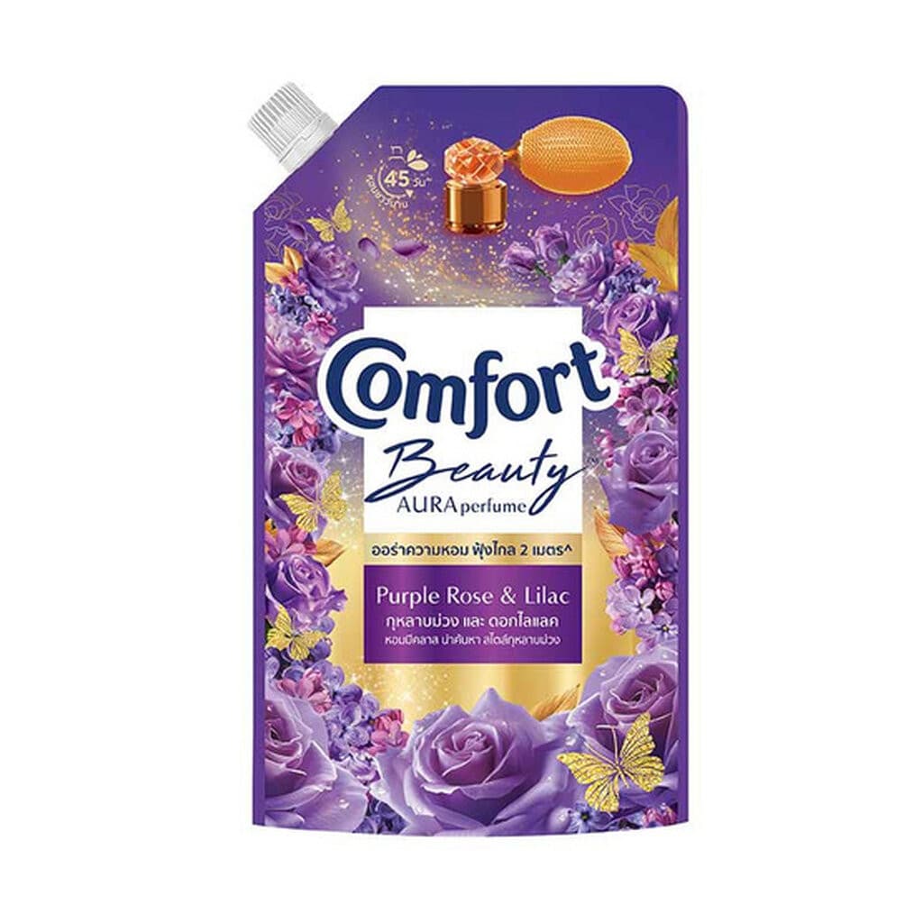 LeeMart น้ำยาปรับผ้านุ่ม คอมฟอร์ท Comfort 470ML คอมฟอท ถุงเติม คอมฟอด ปรับผ้านุ่ม บิวตี้ สีม่วง ดอกไม้ ขนาด 470 มล. รูปที่ 3