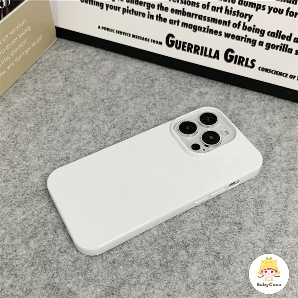 เคสไอโฟน 13 สำหรับ iPhone 16 14 12 15 11 Pro Max 16 15 7 8 Plus 12Mini 13 Mini XR X XS Max ฝาครอบพื้นผิวมันวาวที่หรูหรา รูปที่ 3