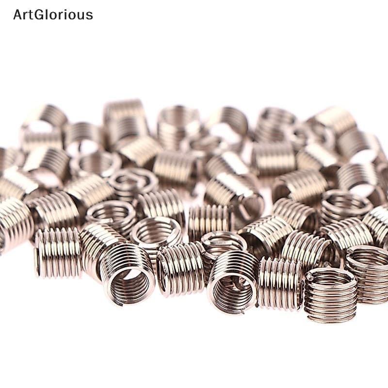 Art เม็ดมีดกลึงเกลียว M6 X 1.0 1.5D สําหรับซ่อมแซมสายไฟ 50 ชิ้น รูปที่ 1