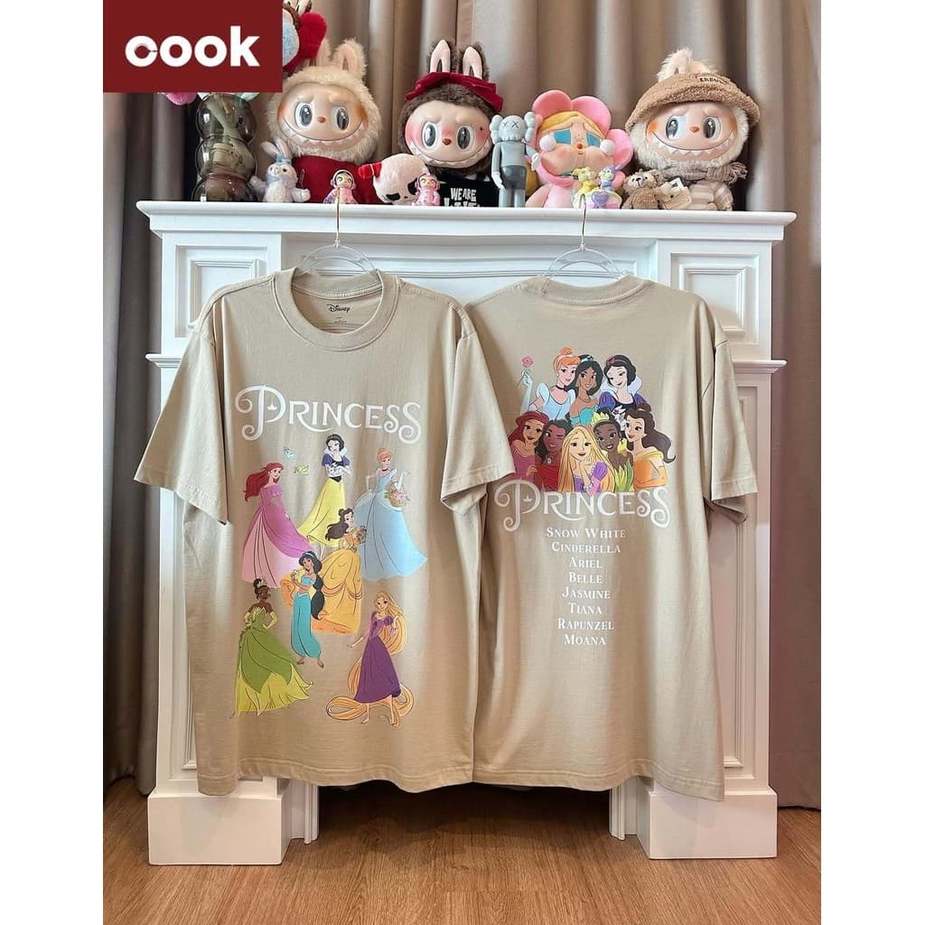 disney เสื้อยึด ผ้าเทคโนโลยี Sorona จากอเมริกา พิมพ์ลาย aurora เสื้อยืด oversize เหมาะ ผู้หญิง และ ผู้ชาย #543 รูปที่ 4