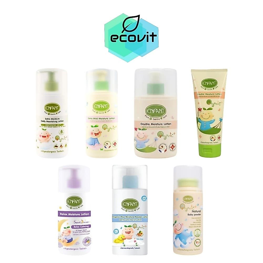 Enfant อองฟองต์ Extra Moisture / Extra Mild / Double Moisture / Sweet Dream / Baby Powder / Powder Lotion รูปที่ 1