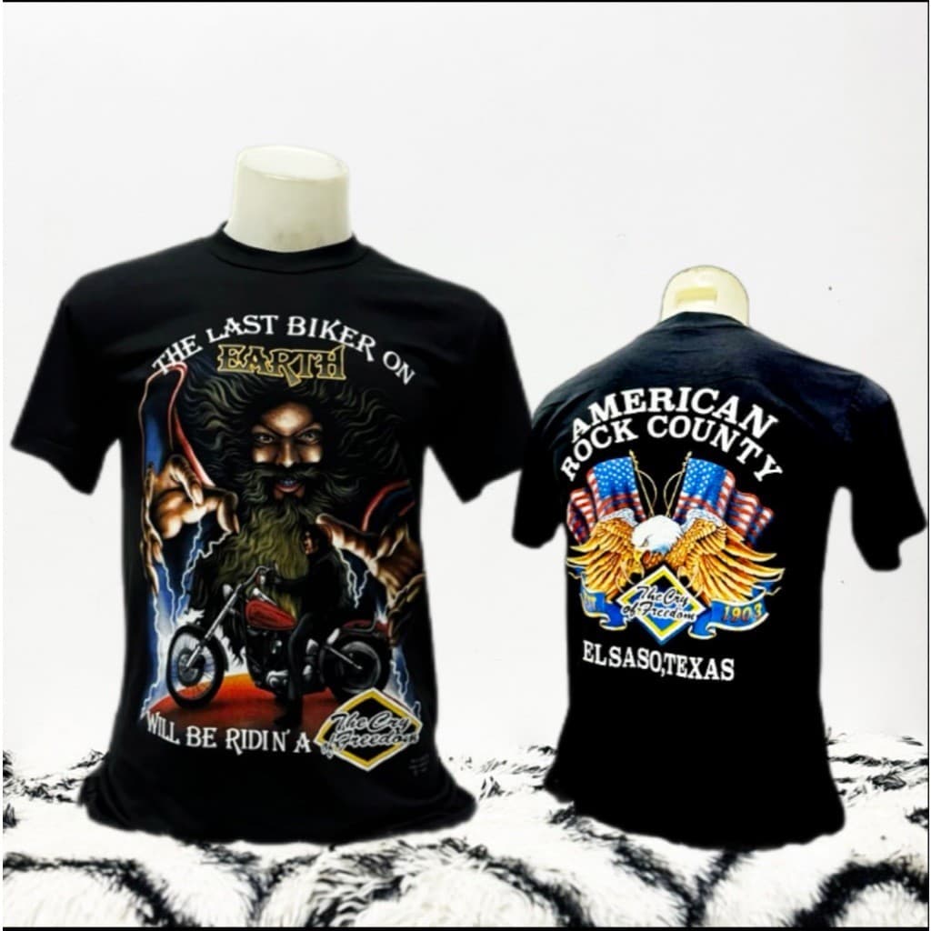 เสื้อวินเทจ 3D ผ้า 50/50 มีไซส์ S - 3XL ใส่ได้ทั้ง ชาย - หญิง รูปที่ 2
