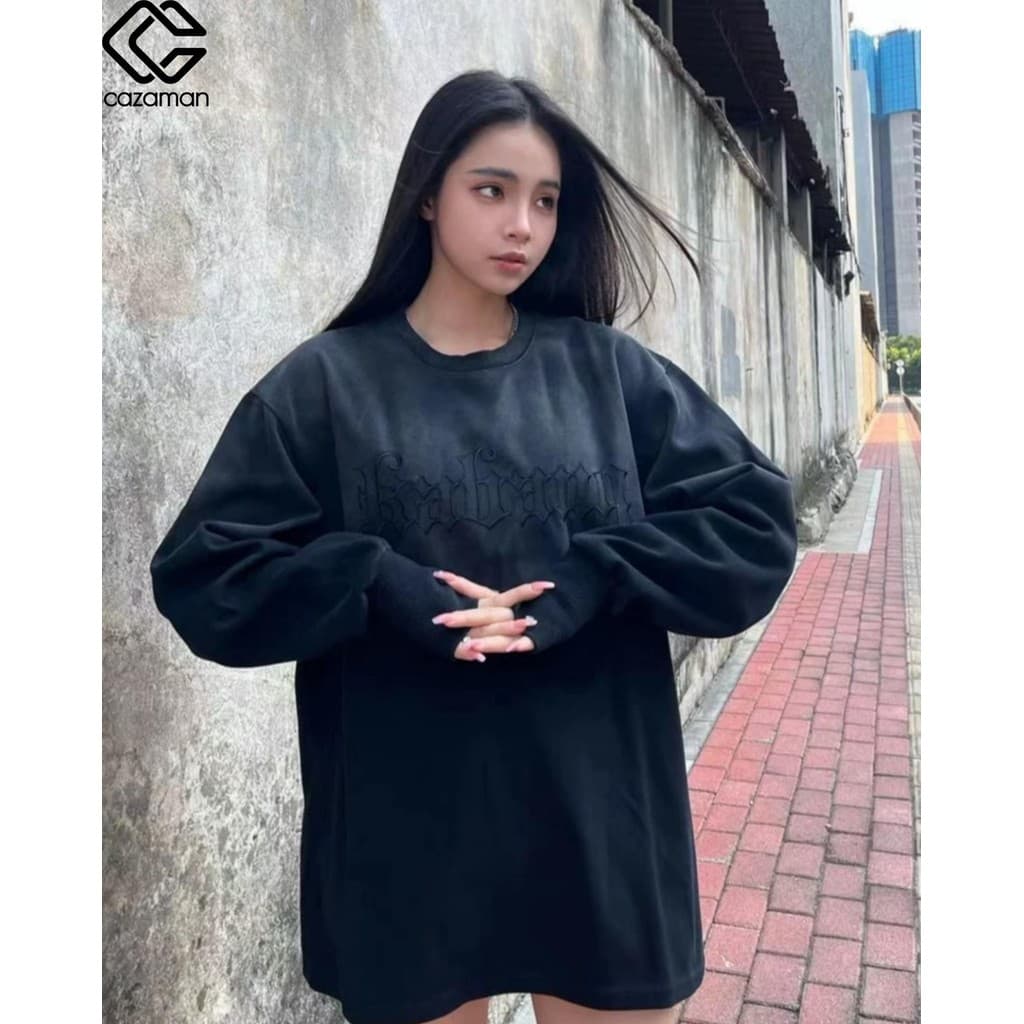 โล๊ะ ล้าง สต็อค CAZAMAN สเวตเตอร์แขนยาวคอกลม ปักตัวอักษรด้านหน้า 309 รูปที่ 2