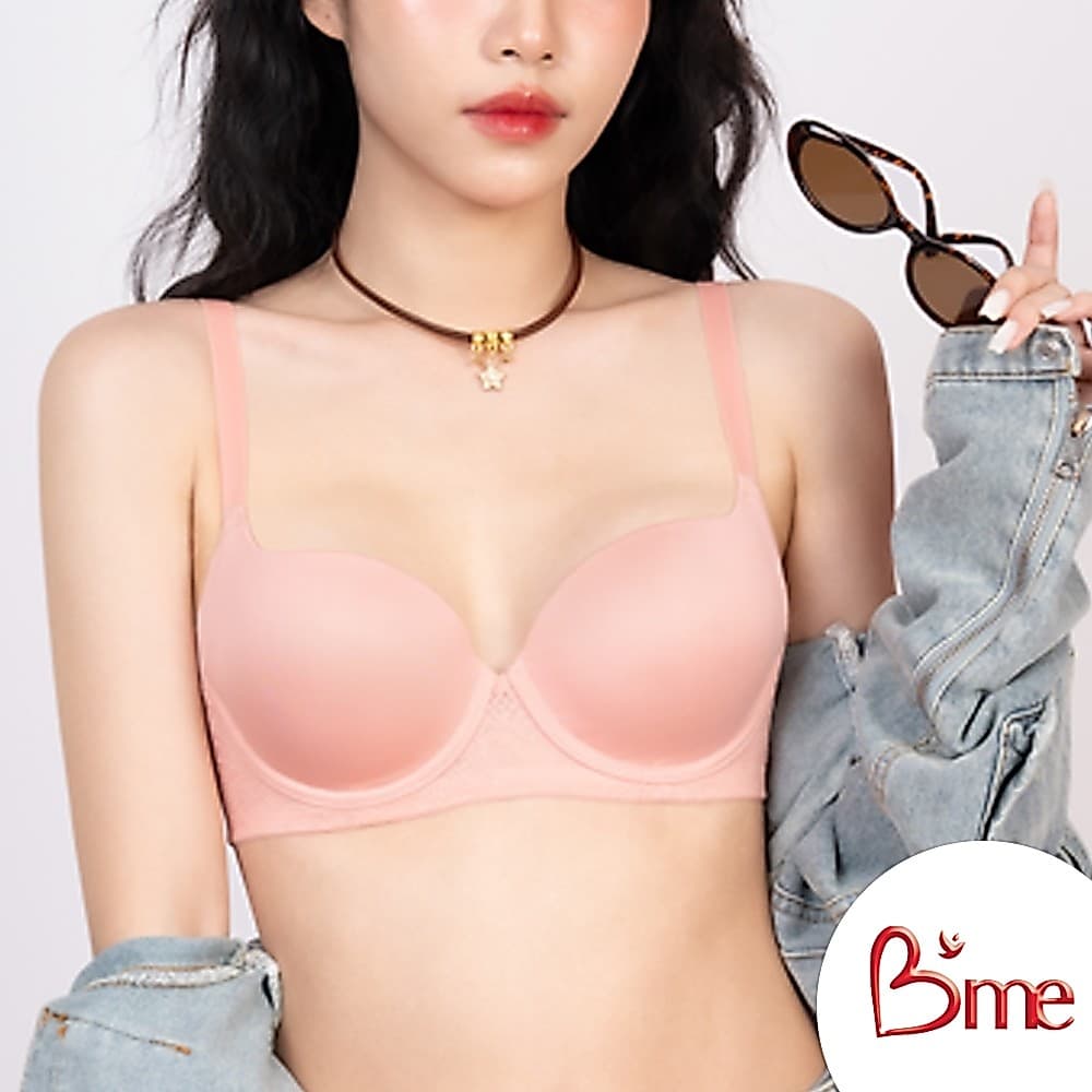 B'me เสื้อชั้นในมีโครง level 1 ฟองบาง รุ่น ME1A39 สีดำ สีส้ม New M.6 รูปที่ 1