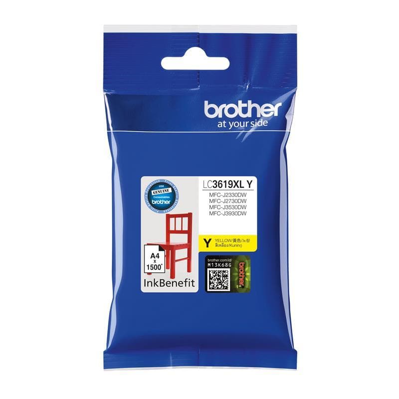 หมึกอิงค์เจ็ท เหลือง Brother LC-3619XL รูปที่ 1