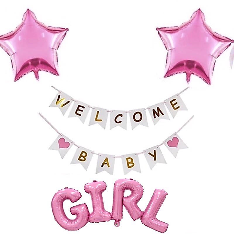 ชุดป้าย welcome baby ต้อนรับเด็กแรกเกิด ลูกโป่งต้อนรับเด็กแรกเกิด ลูกโป่งวันเกิด ชุดเด็ก ของขวัญเด็กแรกเกิด รูปที่ 1