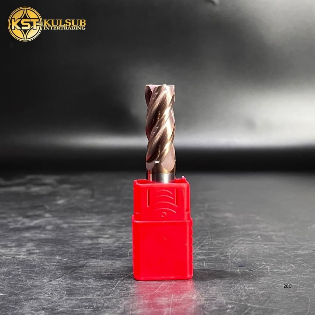 เอ็นมิลคาร์ไบด์ 4 ฟัน Endmill Carbide 55 HRC ขนาด1mm.-6mm. รูปที่ 3