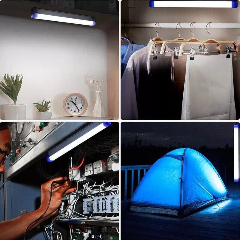 VP ไฟ LED แบบชาร์จไฟแบบพกพา ไฟฉุกเฉิน LED ไฟ LED ไร้สาย ไฟ LED แบบชาร์จไฟ USB ไฟฉุกเฉินกลางคืน 30W/60W/80W/100W รูปที่ 8