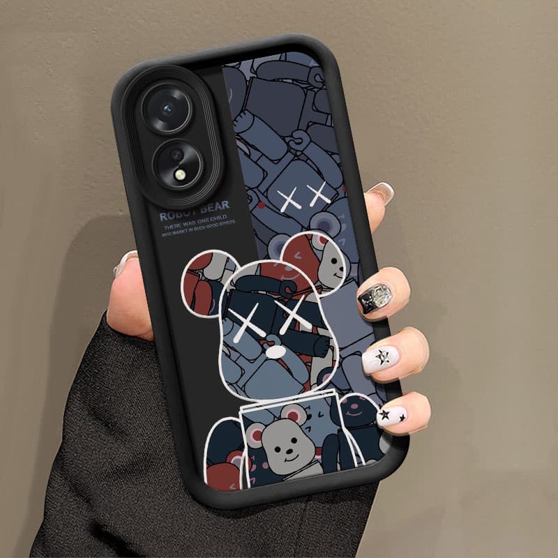เคส Oppo a18 a38 OPPO a17 a17k a98 5G a78 5G a58 a60 reno 8t 5G กรณี แฟชั่นป้องกันการล่มสลายเคสโทรศัพท์สําหรับ รูปที่ 8