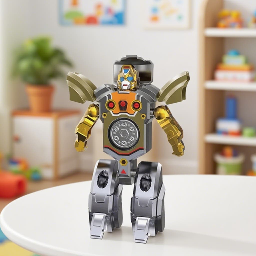 Shape-forming Robot Fidget Toy Transforming Robot Fidget Spinner สําหรับผู้ใหญ่วัยรุ่นเด็กความเครียดบรรเทา รูปที่ 5