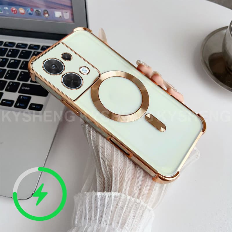 เคสสําหรับRedmi 15c 4g 5Gเคสโทรศัพท์TPUชาร์จแม่เหล็กสี่มุมAnti Dropโปร่งใสSoft shell WBQ รูปที่ 7