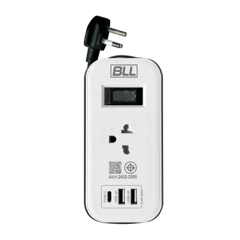 BLL รวมรางปลั๊กไฟราง 3 หัว B50/WH / B53WH / B76WH / B54WH รูปที่ 8