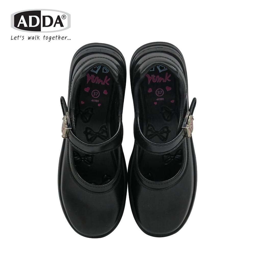 รองเท้านักเรียนหญิงสีดำ ADDA 41T01 เป็นรองเท้าที่ทำมาจากPUทำให้รู้สึกถึงความนุ่มนิ่มเบาสบายเวลาสวมใส รูปที่ 3