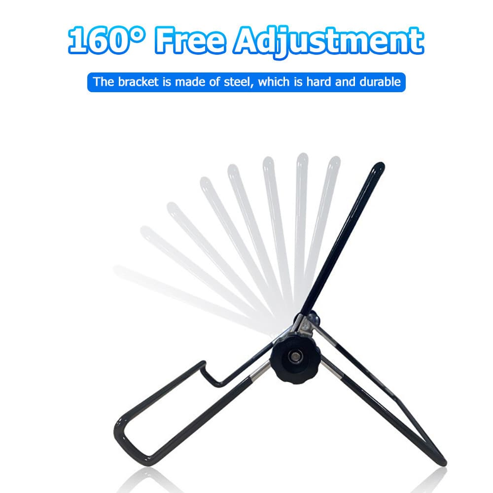ขาตั้งไอแพด แท๊บเล็ต และแท็บเล็ตขนาดพกพา ใช้ง่าย Universal Rotating Brackets Mounting Stand Holder For iPad Tablet Phone รูปที่ 4