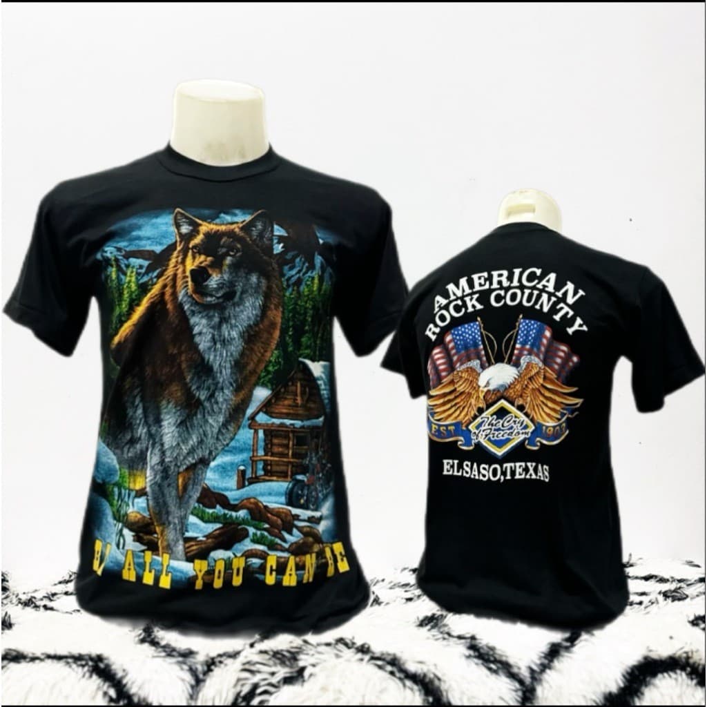 เสื้อวินเทจ 3D ผ้า 50/50 มีไซส์ S - 3XL ใส่ได้ทั้ง ชาย - หญิง รูปที่ 3