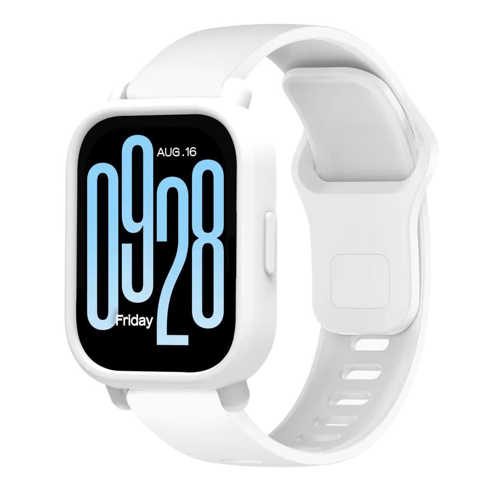 สายรัดซิลิโคน 2 ใน 1 + กรณี for Smartwatch Xiaomi Redmi Watch 5 Active อุปกรณ์ครอบกรอบยางกีฬา for Redmi Watch 5 Lite รูปที่ 5