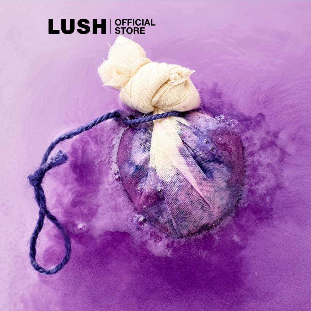 LUSH BATH BOMB บาธบอมบ์ สำหรับแช่น้ำ DEEP SLEEP BATH BOMB 200g บำรุงผิว ส่วนผสม คาโมมายล์ สดใหม่ รูปที่ 3