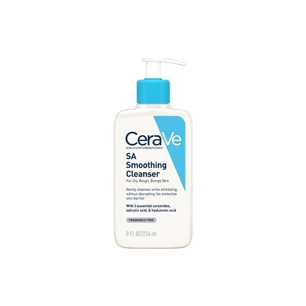 เซราวี CERAVE SA Smoothing Cleanser เอสเอ สมูทติ้ง คลีนเซอร์ ผลิตภัณฑ์ทำความสะอาด สำหรับผิวหยาบกร้าน ไม่เรียบเนียน 236m รูปที่ 2