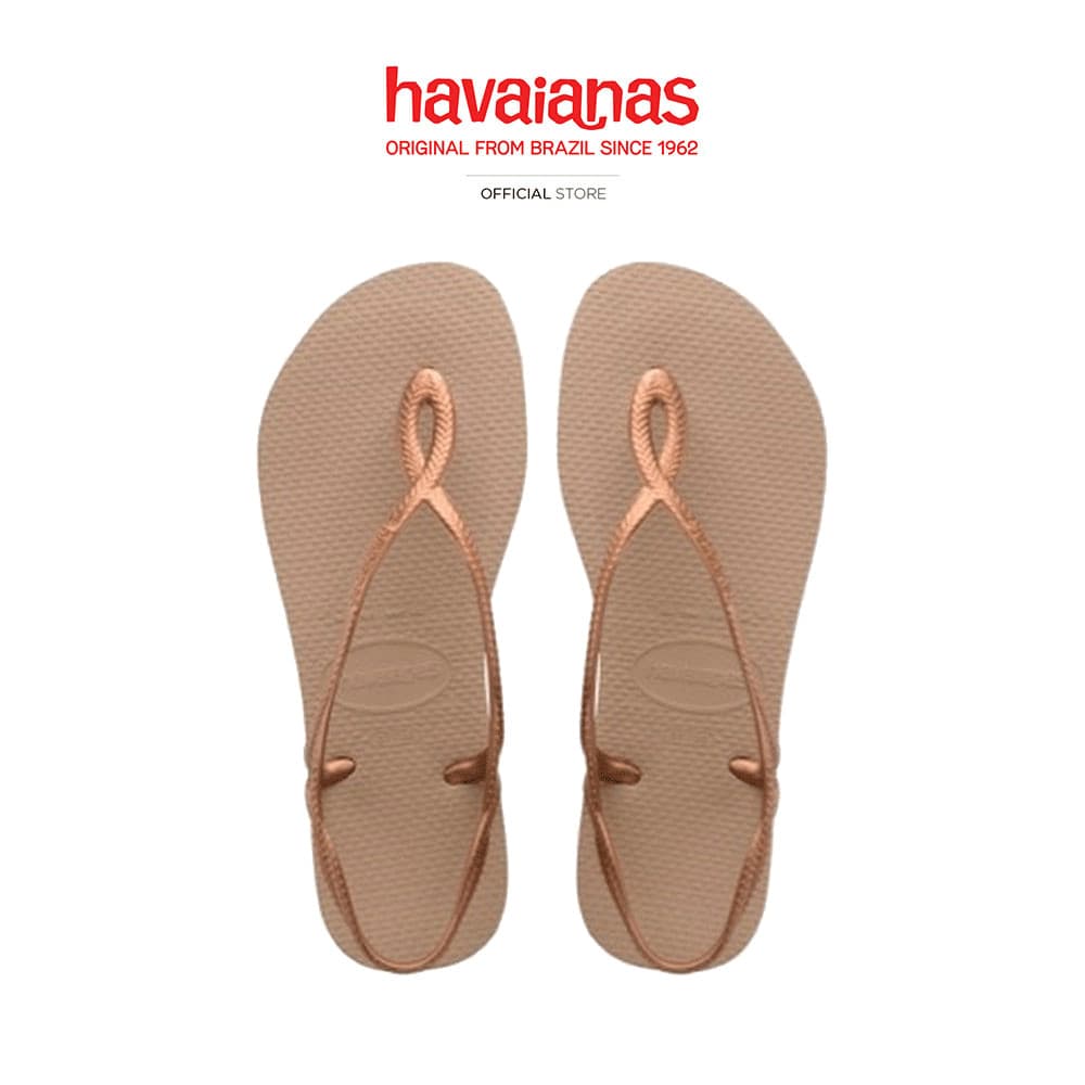 HAVAIANAS รองเท้าแตะ กันลื่น น้ำหนักเบา Luna Sandals ROSE GOLD 41296975282F_C3GDXX