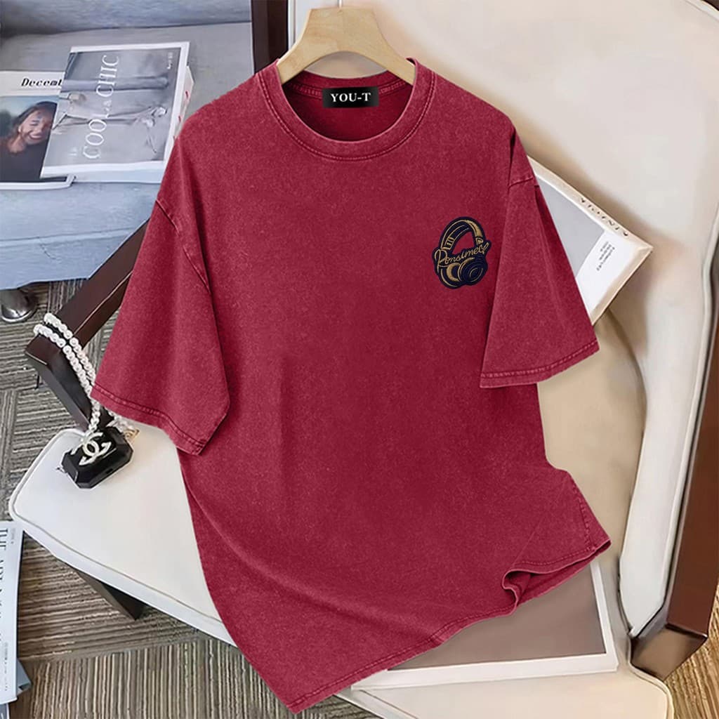 Basiเสื้อยืด oversize unisex สตรีทแฟชั่น โคตรนุ่ม เสื้อ cotton 100% ไม่หดตัวลาย เสื้อไม่ยับ ลาย "Dekkkvy" รูปที่ 2