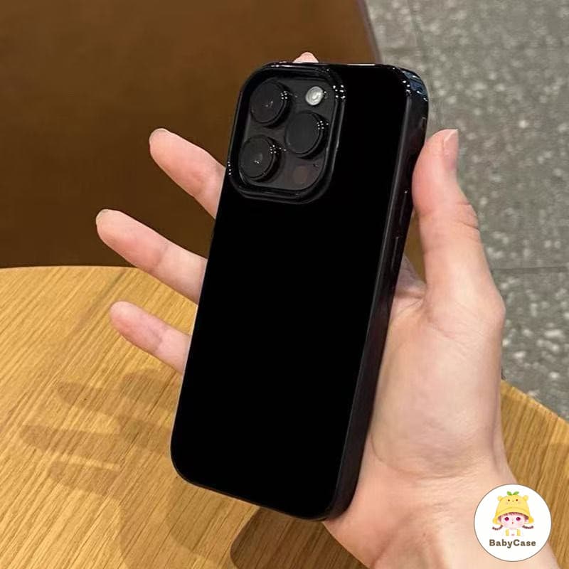 เคสไอโฟน 13 สำหรับ iPhone 16 14 12 15 11 Pro Max 16 15 7 8 Plus 12Mini 13 Mini XR X XS Max ฝาครอบพื้นผิวมันวาวที่หรูหรา รูปที่ 7
