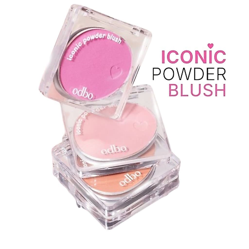 ODBO ICONIC POWDER BLUSH โอดีบีโอ ไอโคนิค พาวเดอร์ บลัช x 1 ชิ้น รูปที่ 1