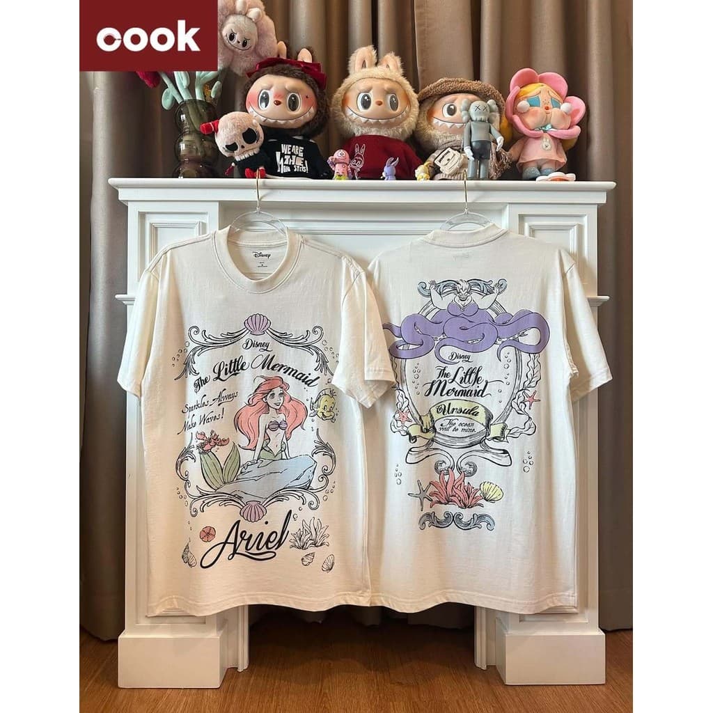 disney เสื้อยึด ผ้าเทคโนโลยี Sorona จากอเมริกา พิมพ์ลาย aurora เสื้อยืด oversize เหมาะ ผู้หญิง และ ผู้ชาย #543 รูปที่ 6