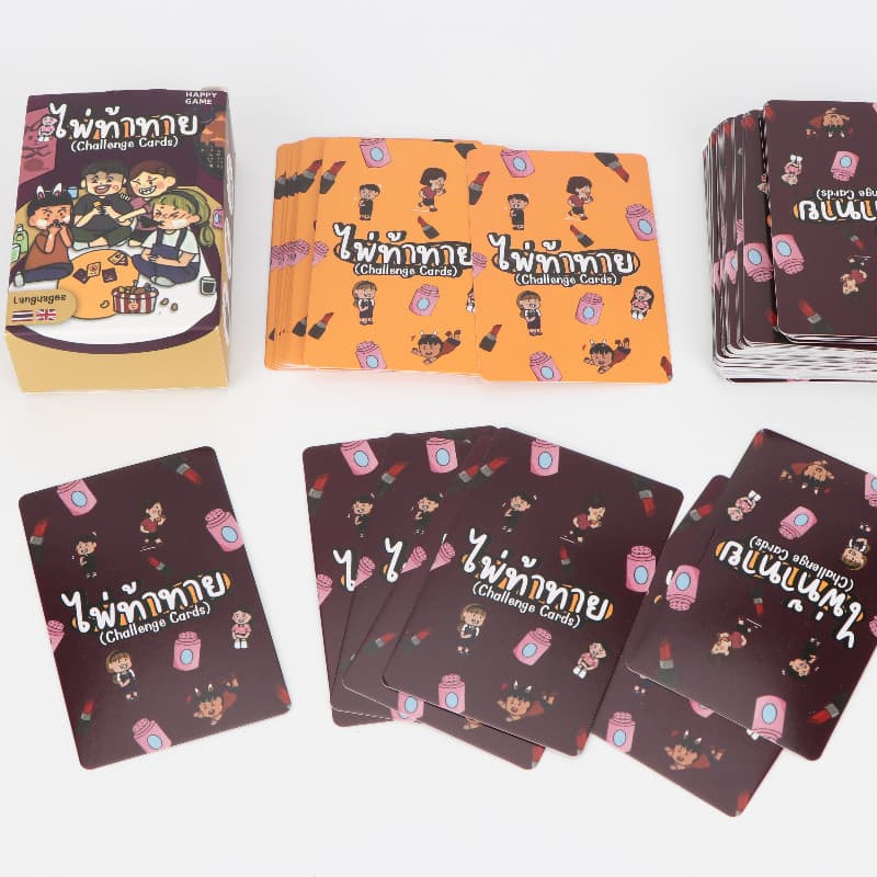เกมไพ่ท้าทายปาร์ตี้ คำต้องห้าม 80/100 ใบ ภาษาไทย เกมโต้ตอบหลายผู้เล่น ของขวัญวันเกิด งานสังสรรค์ รูปที่ 5