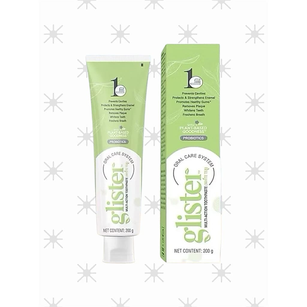 ยาสีฟัน กลิสเทอร์ ชาขาว ขนาด 200กรัม GLISTER Multi-Action White Tea Toothpaste 200g รูปที่ 1