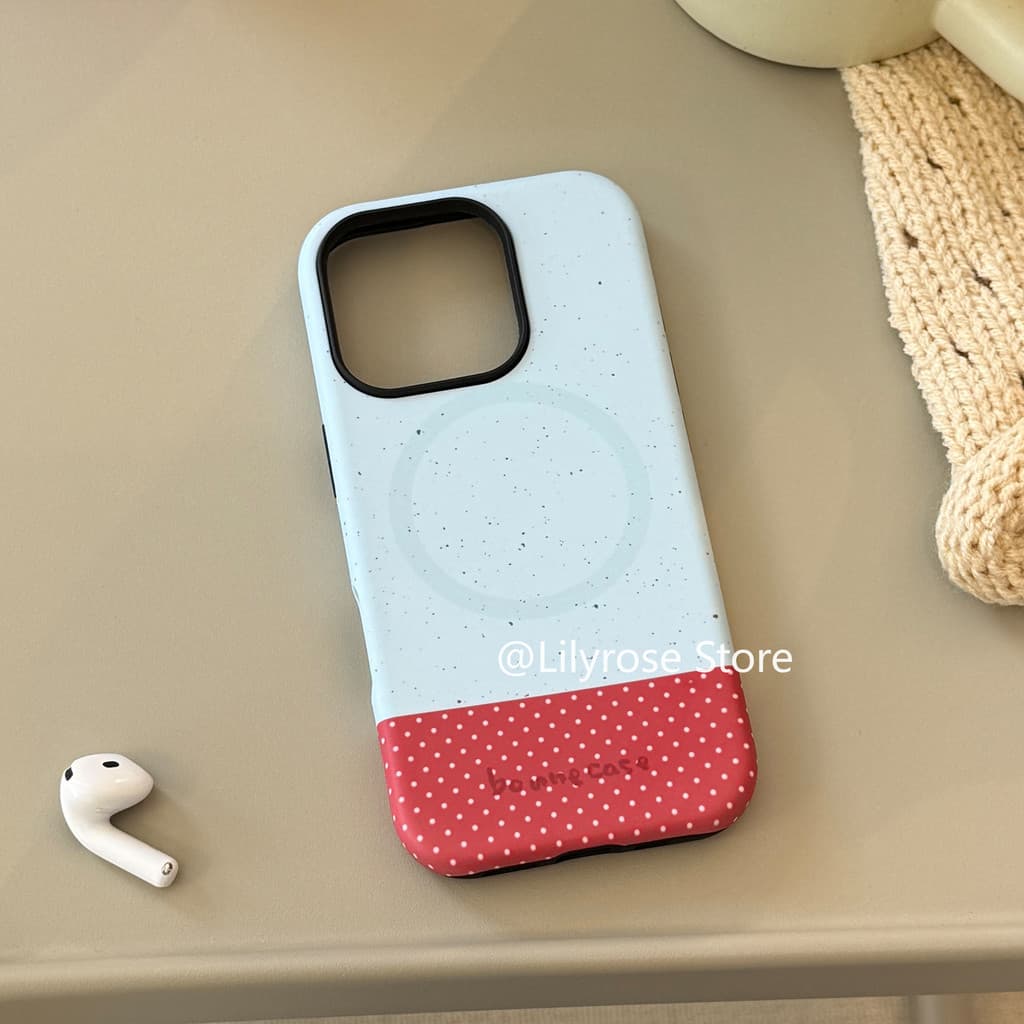 เคส iPhone 17ProMax 17Pro 17 16ProMax 16Pro 16 15ProMax 15Pro 15 Apple iPhone Case 17Air 14 13 11 16Plus 15Plus 14Plus Magnetic Simple Red Blue Yellow Desk Holder Hard รูปที่ 3