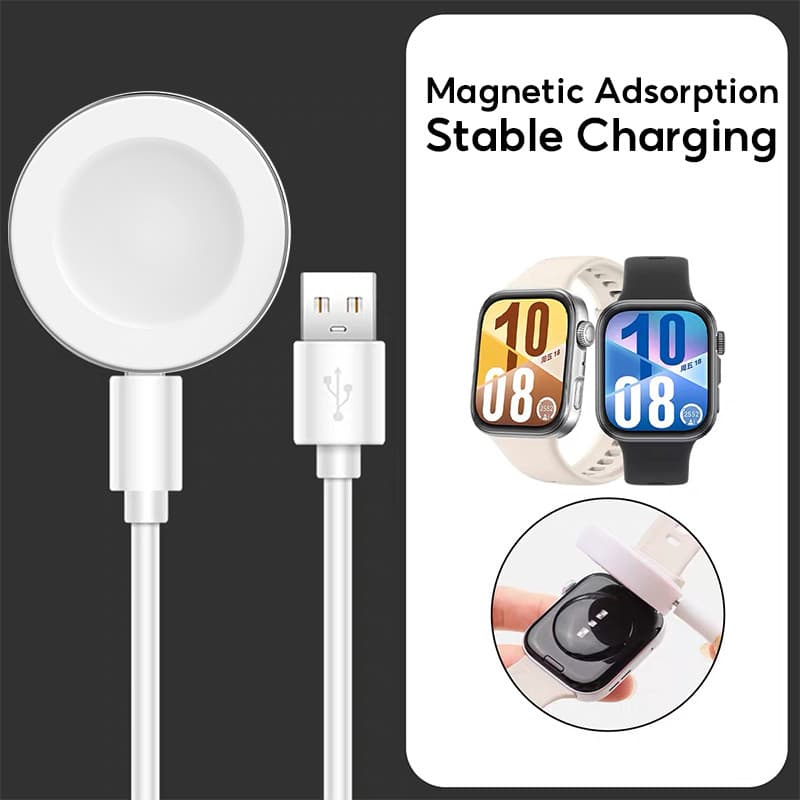 ชาร์จไร้สายแม่เหล็ก USB for Huawei Fit 4/5/fit4 Pro/Fit 5 Pro/Watch 4 3 Pro GT5/4/3/3Pro/3SE GT2 Pro ECG GT Runner/Cyber รูปที่ 3