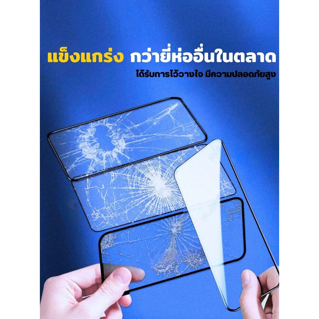 ฟิล์มกระจกนิรภัย For OPPO A6S A6C A6 A6X A3 A5X A60 A5 Pro A58 A78 A16 A9 A31 A57 A77 Reno 13 14 A18 12F A96 แบบเต็มจอ รูปที่ 4