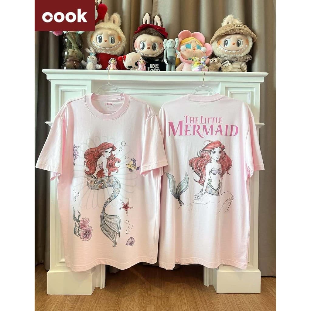disney เสื้อยึด ผ้าเทคโนโลยี Sorona จากอเมริกา พิมพ์ลาย aurora เสื้อยืด oversize เหมาะ ผู้หญิง และ ผู้ชาย #543 รูปที่ 5