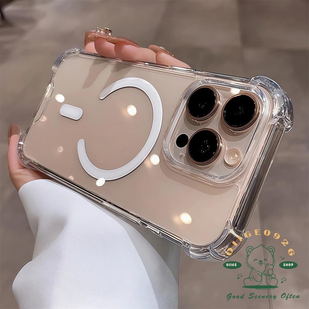 ถุงลมนิรภัยป้องกันการตกแม่เหล็กเคสโทรศัพท์ ไอโฟน16 มือโปร สูงสุด 15 14 13 12 11 ปลอกสําหรับเคส ไอโฟน ซิลิโคนนิ่ม ทีพียู กันกระแทก รูปที่ 5