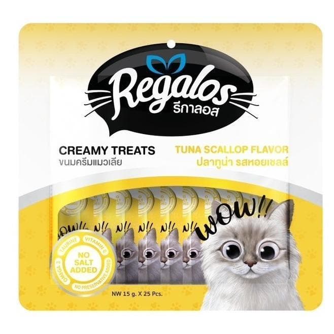 ขนมแมวเลีย Regalos X Dr.Choice สุขภาพดี ขนาด 15g x 25 ซอง รูปที่ 3