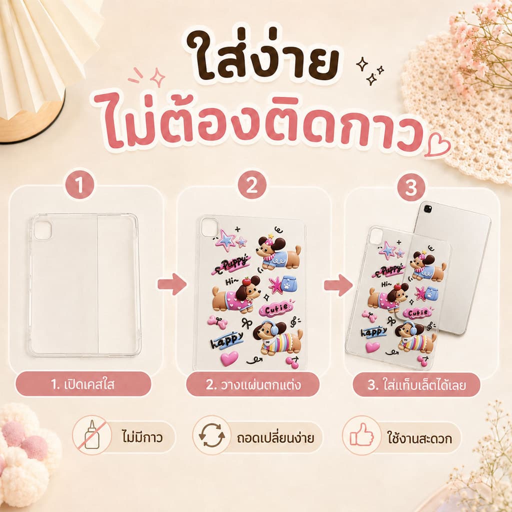 เคสiPadอะคริลิคใสสําหรับGen7 Gen8 Gen9 Air4 Air5 Air6 Pro 10.5 Air3 เจน10 Pro11ป้องกันการโค้งงอป้องกันการชนกันเคสไม่มีปก รูปที่ 5