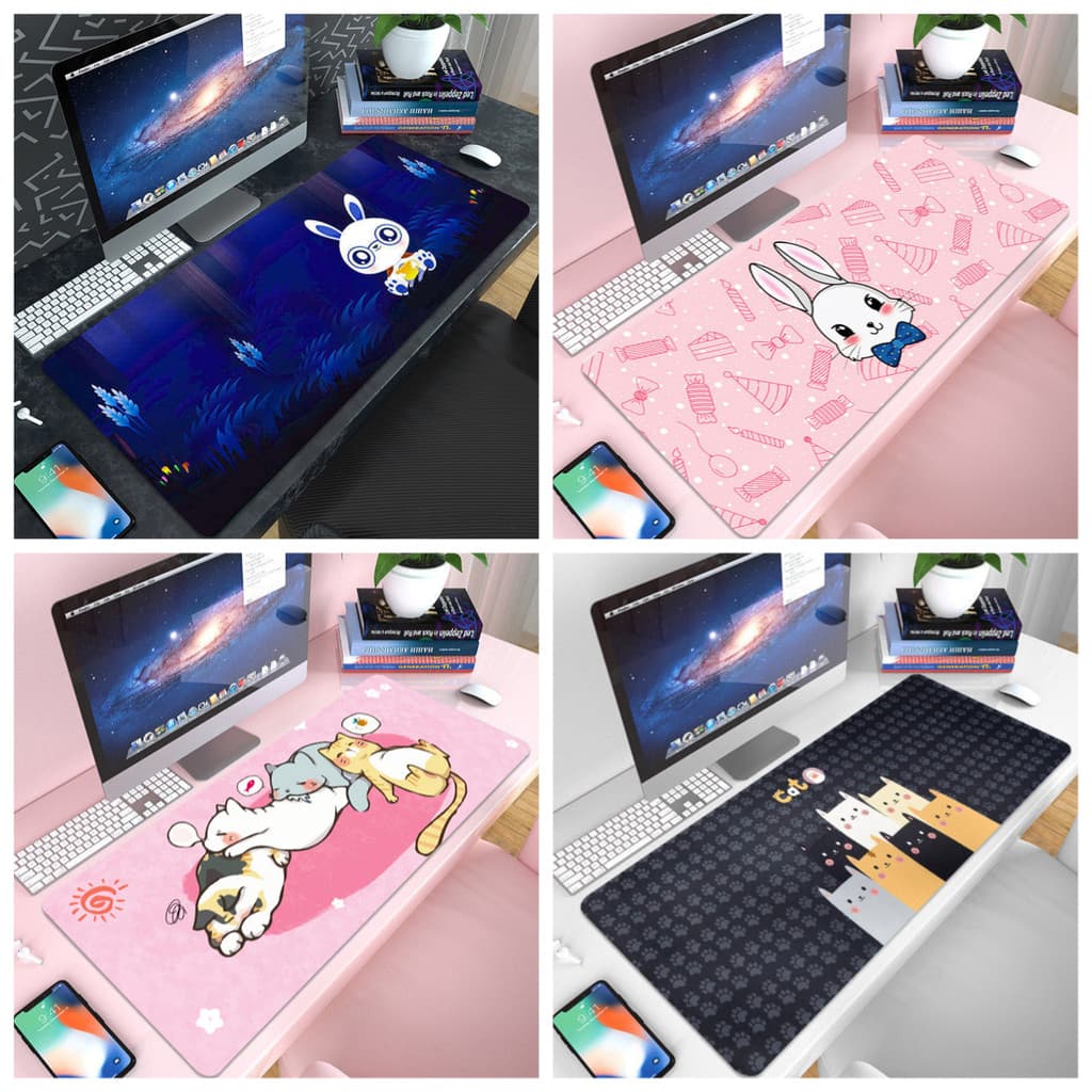 31"*11.8" แผ่นรองเม้าส์แผ่นรองเม้าส์ลายการ์ตูน Mouse Pad แผ่นรองเมาส์ ที่รองเมาส์ 80x30ซม. แผ่นรองเมาส์ขนาดใหญ่พิเศษ-XF รูปที่ 4