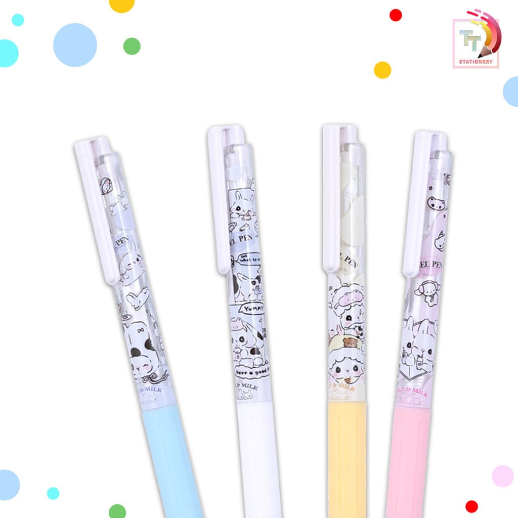 Quantum ปากกาเจล ปากกา รุ่น Milky ขนาด 0.38 มม. หมึกสีน้ำเงิน รูปที่ 2