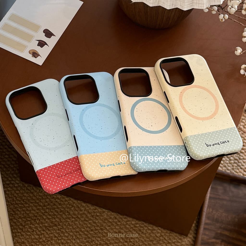 เคส iPhone 17ProMax 17Pro 17 16ProMax 16Pro 16 15ProMax 15Pro 15 Apple iPhone Case 17Air 14 13 11 16Plus 15Plus 14Plus Magnetic Simple Red Blue Yellow Desk Holder Hard รูปที่ 1