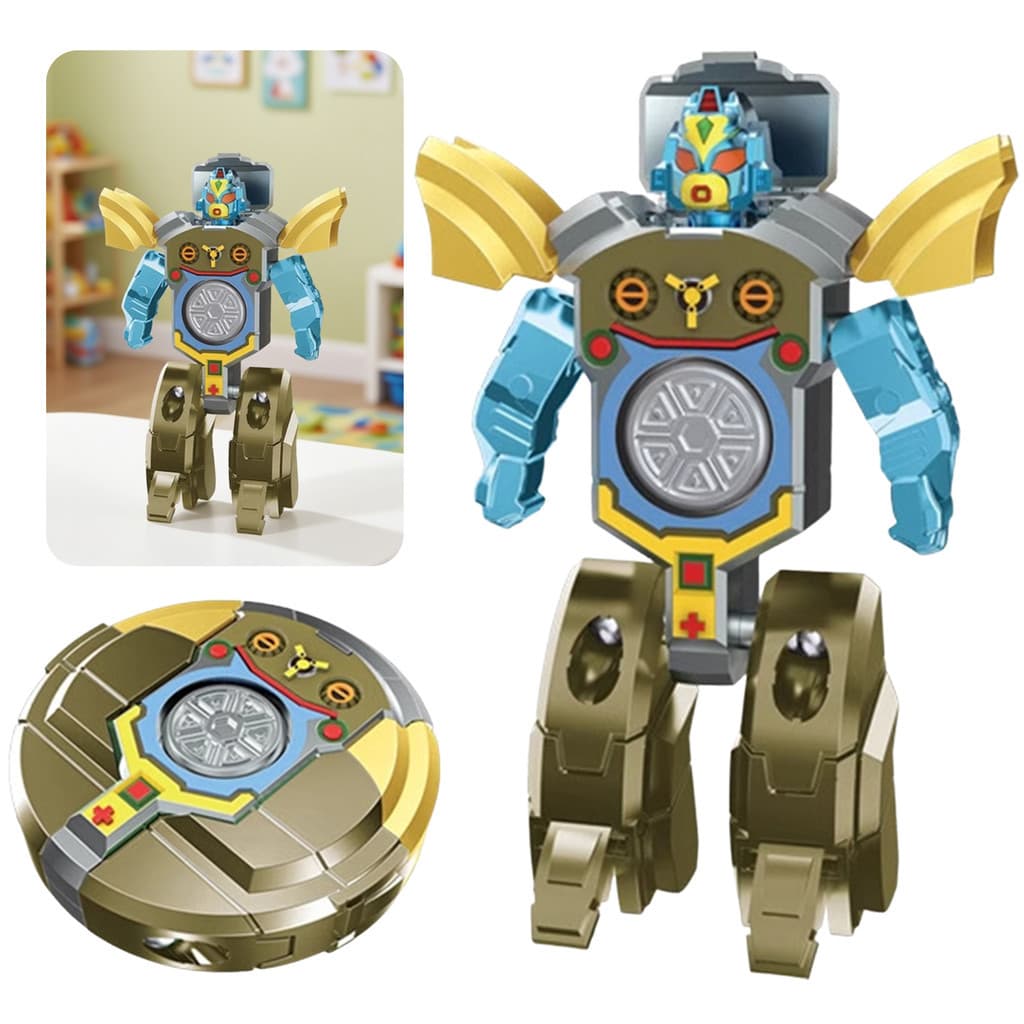 Shape-forming Robot Fidget Toy Transforming Robot Fidget Spinner สําหรับผู้ใหญ่วัยรุ่นเด็กความเครียดบรรเทา รูปที่ 9
