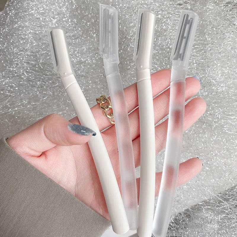 Crystal มีดโกนคิ้วแบบใส ใบมีดขนาดใหญ่ เครื่องมือตัดแต่งคิ้ว เครื่องมือเสริมความงามที่ตัดแต่งคิ้ว รูปที่ 6