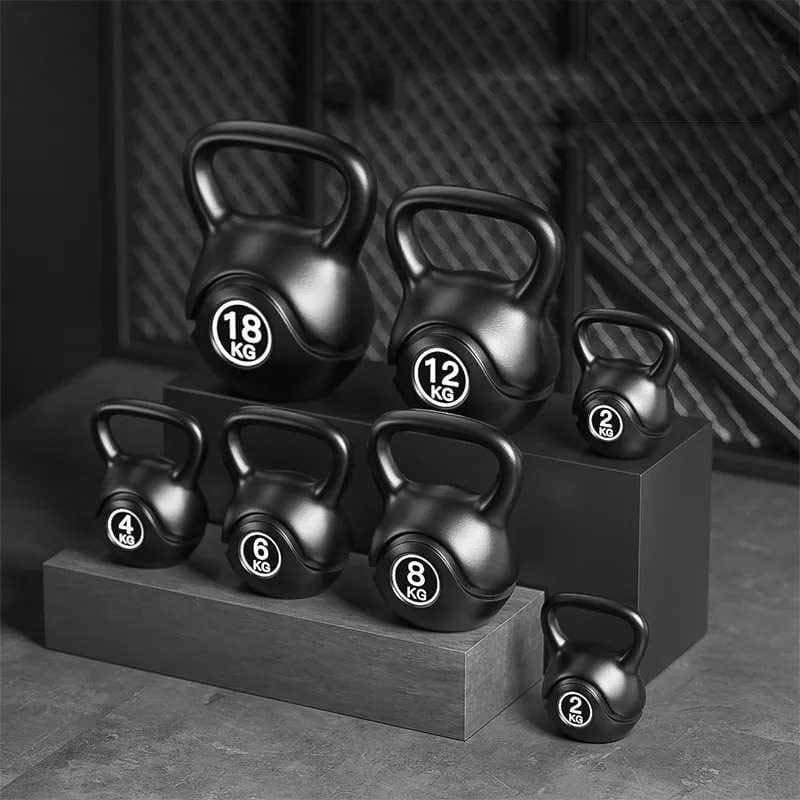 เคตเทิลเบล ดัมเบล 2kg 4 kg 6kg 8kgดรัมเบล Kettlebells dumbell dumbbell ดัมเบลลูกตุ้ม สำหรับสร้างบั้นท้าย รูปที่ 7