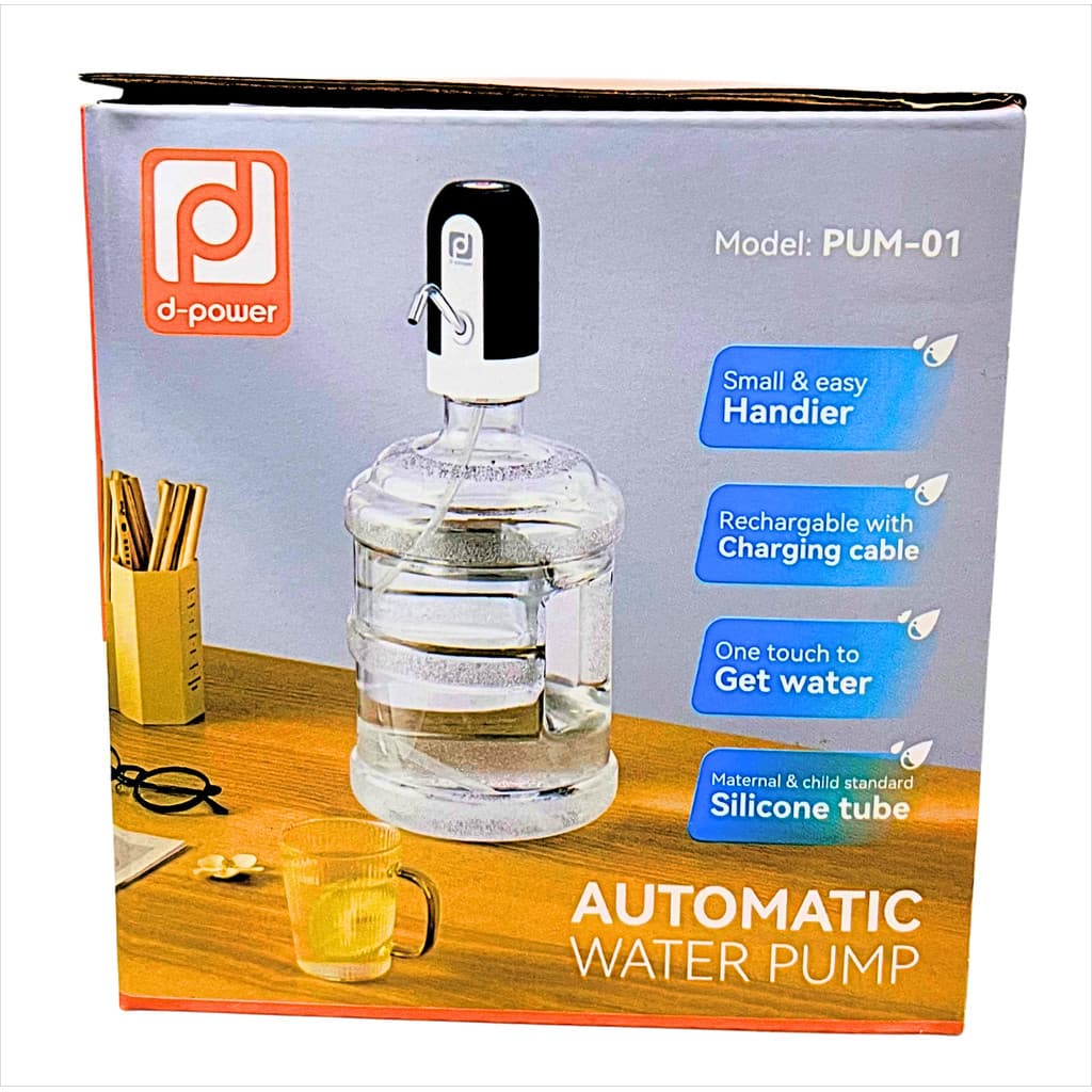 D-Power เครื่องกดน้ำอัตโนมัติ รุ่น PUM-01 เครื่องปั๊มน้ําดื่ม กดน้ําอัตโนมัติ สะดวก ใช้งานง่าย ประกัน 1 ปี รูปที่ 8