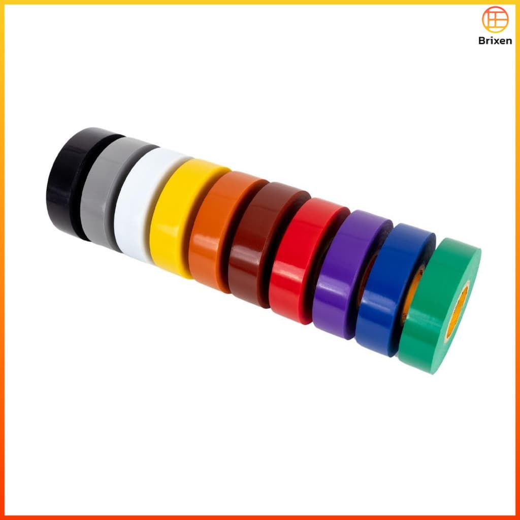 เทปพันสายไฟ เทปฉนวนไฟ PVC หนา คุณภาพญี่ปุ่น กันน้ำกันไฟป้องกันอันตรายจากไฟฟ้า รูปที่ 8