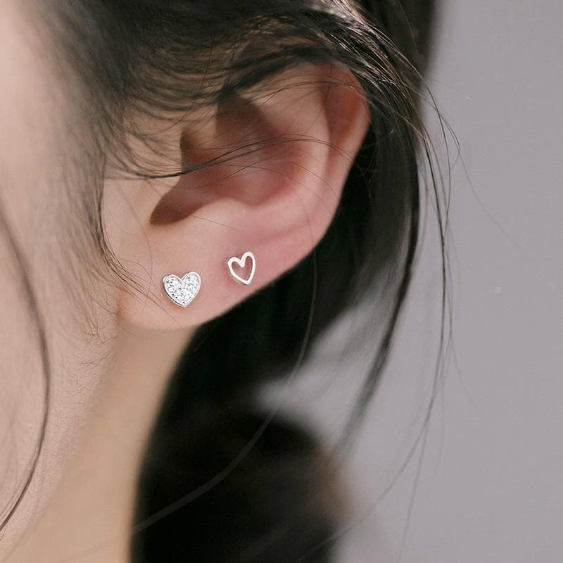 Heart's Desire Earrings ต่างหูเงินแท้ S925 รูปที่ 1