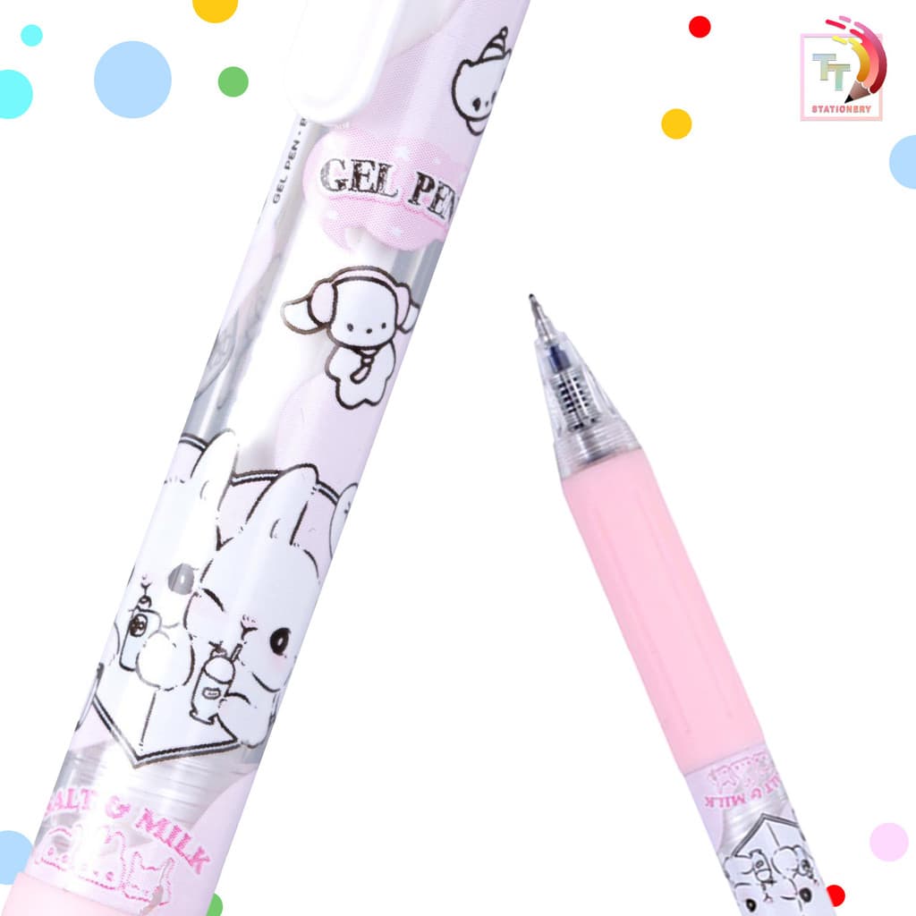 Quantum ปากกาเจล ปากกา รุ่น Milky ขนาด 0.38 มม. หมึกสีน้ำเงิน รูปที่ 4