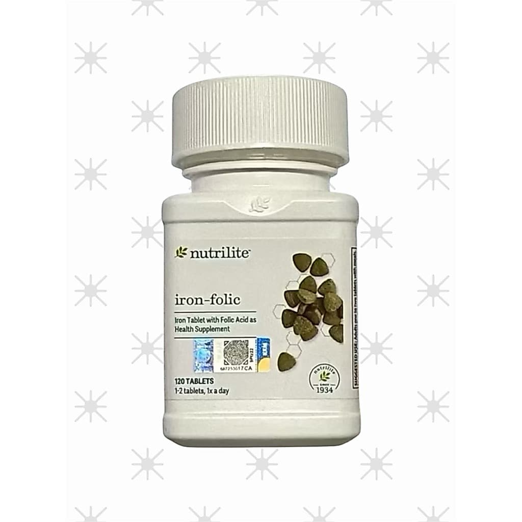 นิวทริไลท์ เหล็ก และ โฟเลต บรรจุ 120 เม็ด Nutrilite Iron-Folic 120 Tablets รูปที่ 1