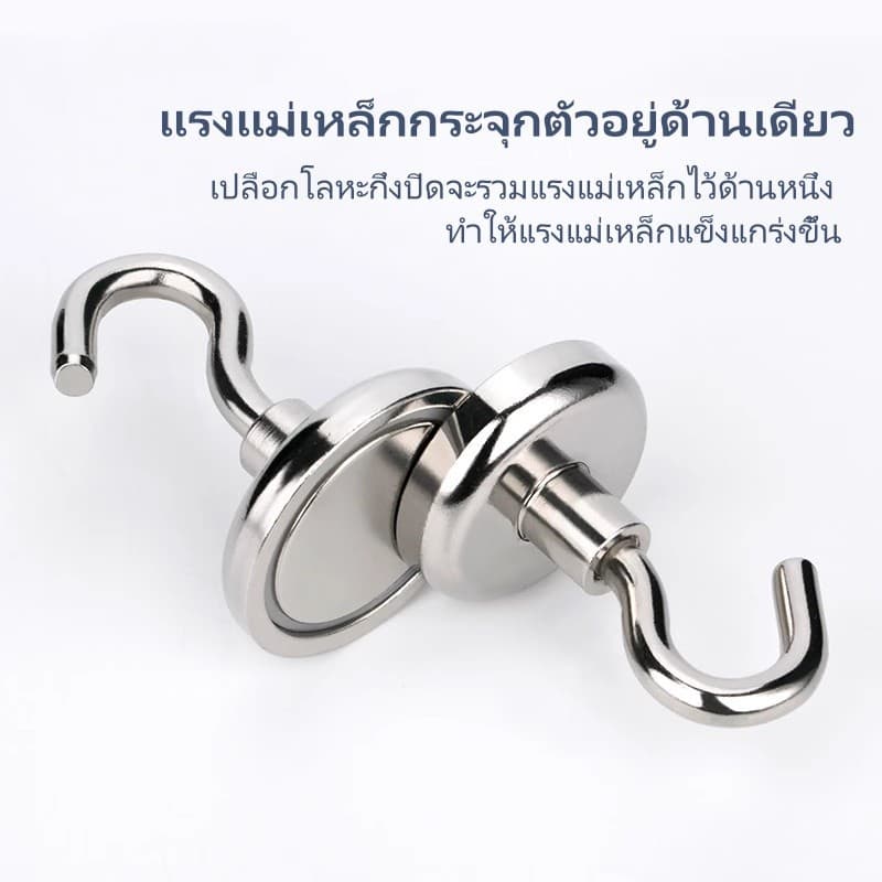 Featured ตะขอแม่เหล็กแบบไม่ต้องเจาะ ตะขอแม่เหล็กแบบติดผนังไม่มีรอย ติดในบ้าน ในห้องครัว รูปที่ 7
